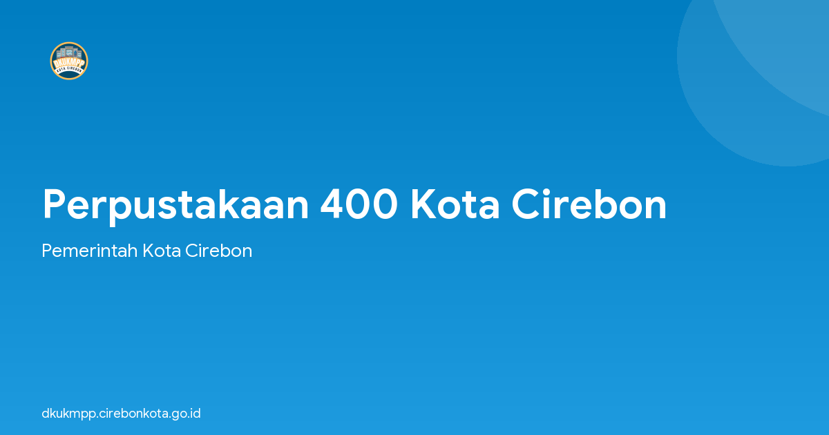 Perpustakaan 400 Kota Cirebon