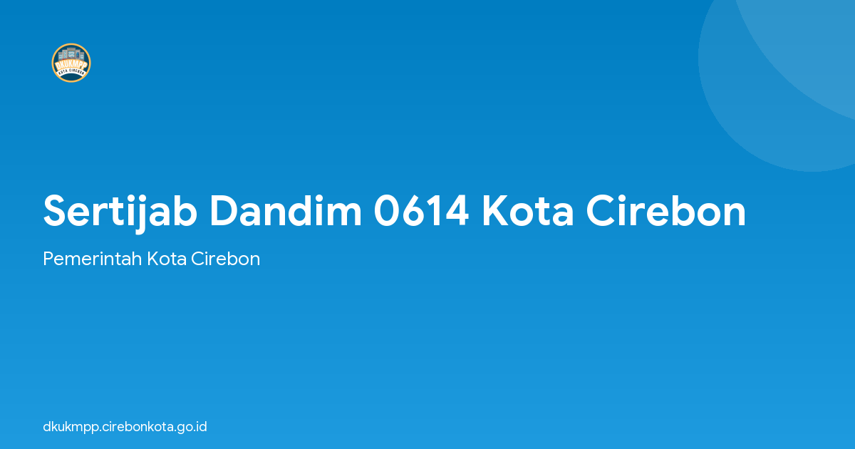 Sertijab Dandim 0614 Kota Cirebon