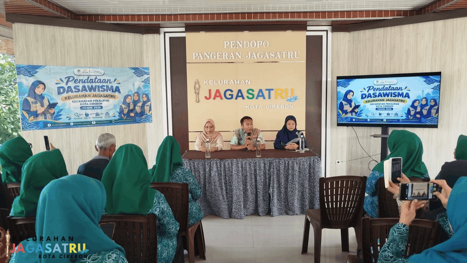 Kegiatan TP PKK dan Pendataan Dasawisma Kelurahan Jagasatru